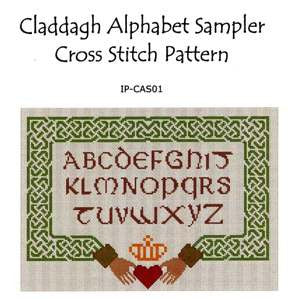Claddagh Alphabet Sampler