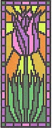 Stained Glass Tulip